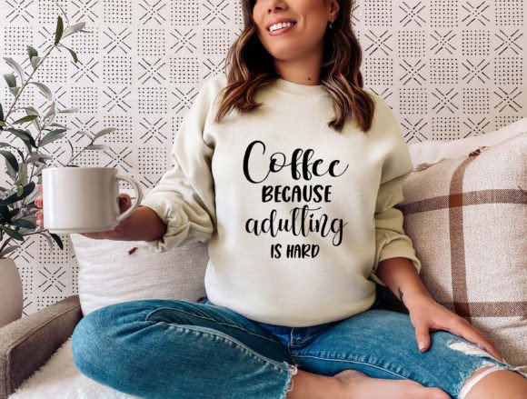 Coffee SVG, Funny Coffee Quotes Graphics and Crafts