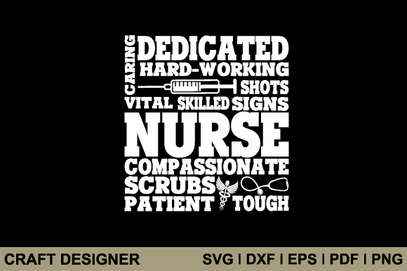 Nurse Funny Definition Svg Cut File for Graphics and Crafts