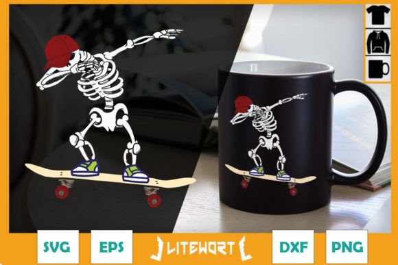 Skeleton Funny Skateboarding SVG: A Crafts & Graphics Review